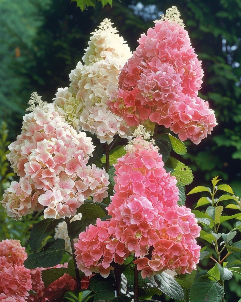 Panicle hydrangeas 