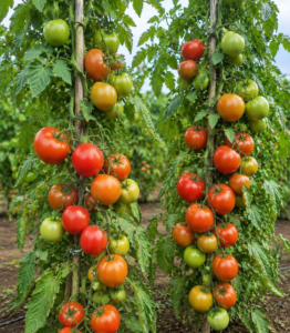 Indeterminate tomatoes